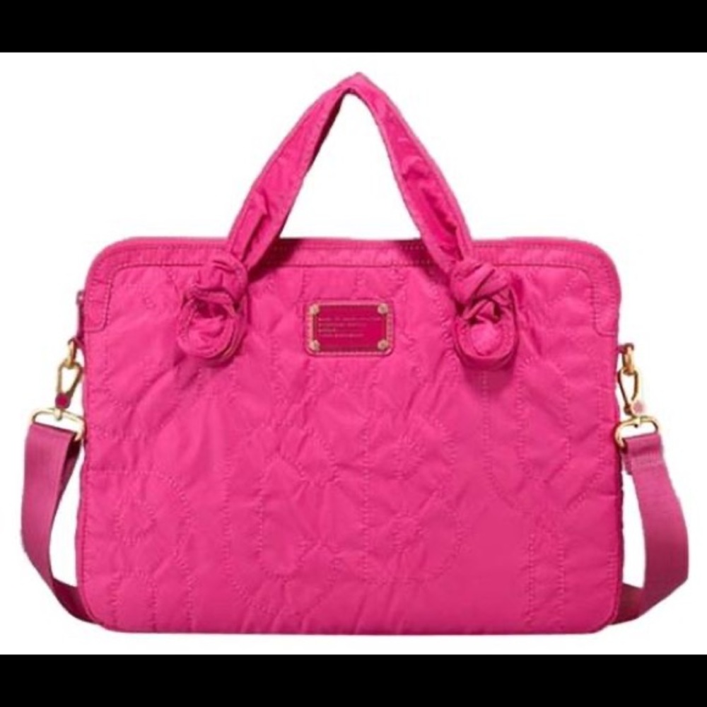 Marc by Marc Jacobs Pink Nylon Laptop Bag